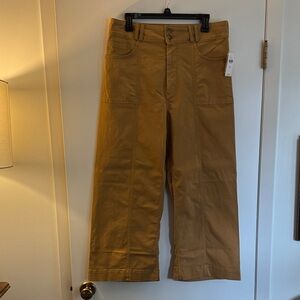 Pilcro Tan Wide Leg Pants